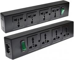 PDU IEC 320 Power Strip 4 Unit Compatible with Multiple Devices Output Socket Network Cabinet Rack Switch 250v 13A IEC-C14 Port Hanging Socket Extender New 2026 High for Reliable Electronic Component