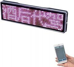 Estink Rechargeable LED Name Badge, Electronic Chest Badge with Mobile App Control DIY Programmable Display for Trade Show Conference Party Waiter and Event Staff (3)