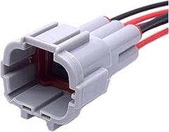 6Pin Sumitomo 2.2mm Auto Headlight Plug Wire Harness Car Electronic Connector Compatible With Nissn Teana 6188-0560 6189-1175(6P Male)