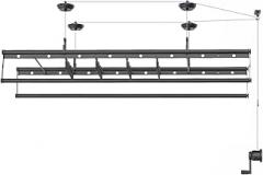 Electric Drying Rack Lifting Clothes Hanger Balcony Household Hand Crank Manual Clothes Drying Rod Quilt Indoor Clothes Hanger Lifting Clothes Hanger (Size : 1.5m)