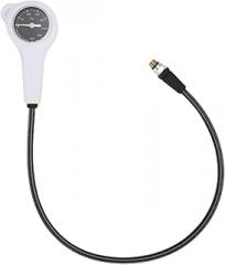 Keenso Pressure Gauges, Steel Construction Diving Pressure with Luminous Dial and High Hose for Underwater Safety