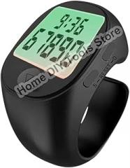 Electronic Digital Finger Counter LCD Display Portable Tally Counter Clicker Counting IntteIligent Counter with Night Light