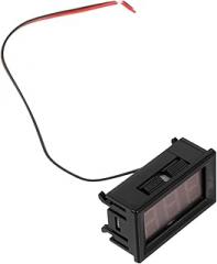 Mini LED Digital Voltmeter Head 5V-120V Ac Voltage Tester for Car Electrical Systems with Blue Display, Compact Voltage Meter for Automotive and DIY Electronics