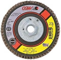 Flap Disc, 80 Grit, Poly-Cotton, Min. Qty 10 (10 pieces)