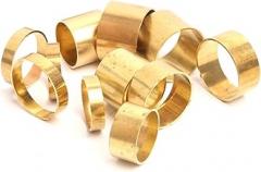 (5pcs) Large Copper Hoop Sheath24x6x22mm, for Maintenance Copper, Electronic workbenches, Mechanical Shafts.