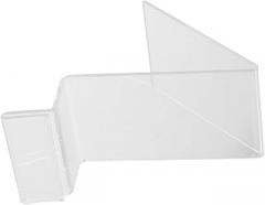 5pcs Acrylic Phone Display Holder Transparent Stand for Countertop Showcase for Supermarket Store Reusable Elegant Design for Cellphone Organization