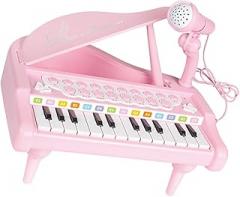 Vaguelly Boys and Girls Piano Keyboard Electric Keyboard Piano Toy Multifunctional Electronic Organ Microphone for Toddlers