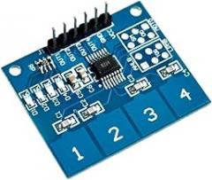 New 4Channel Digital Touch Sensor Capacitive Switch Module Button for TTP224 2025 High Reliable Electronic Component, Precision, Stable Performance