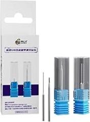 2 Pcs Screw Extractor Set – 1.3mm Tungsten Steel Drill Bit for Removing Stripped or Broken Screws in Mobile Phones, Small Electronics – Silver Alloy Extractor Tool for DIY Repair