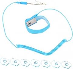 PRETYZOOM 8pcs Adjustable Static Wrist Straps Grounding Bracelet with Cord for Electronics Repair and Building Ergonomic Design for Comfort and Efficiency