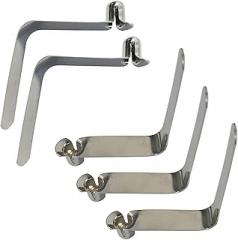 Spring Clips 50Pieces Single Button Diameter 8mm Kayak Paddle Snap Spring Clip Tent Pole Tube Lock Awning Telescopic for Electronic,Household Appliance,Automotive Part