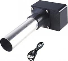 REDYY BBQ Fan,Adjustable Speed BBQ Air Blower Fan with USB Cable Stainless Steel Nozzle for Outdoor Cooking Electronics Cooling