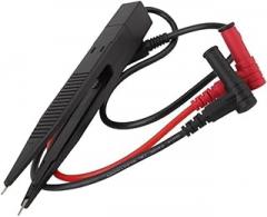 SMD Test Clip Probes for Multimeter - Tweezer Design for Accurate Resistor Capacitor Measurement Compatibility Shielded Cable for Electronic Work