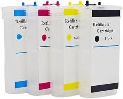 130ML PC 10 82 Refillable Ink Cartridge with Arc Chips for Hip Designjet 500 510 800 800ps PLotters for HiP10 HiP82 HiP500 Printer New 2026 High for Reliable Electronic Component