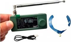 Grrien Case SI4732 V3 Mini Pocket 0.5-108mhz SSB AM FiM HF SW MW Display All Band Signal Adaptier Raydi0 with Angten Headphone Amplifier New 2026 High for Reliable Electronic Component