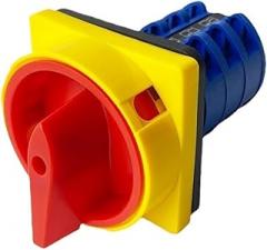 LW26-25/3GS Changeover Rotary Cam Switch 690V 25A 3 Poles 2 Position Off-ON with Padlock Control Electronic Starter
