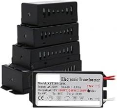 220V Electronic Transformer 60W 80W 105W 120W 160W 180W 200W 250W for AC 12V Halogen lamp Crystal Lamp G4 Light Beads(20W)