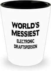 Amorfos Funny Electronic Draftsperson Appreciation Gifts - Electronic Draftsperson Shot Glass For Women & Men, Funny Electronic Draftsperson Creative Thank You Gift, Shotglass