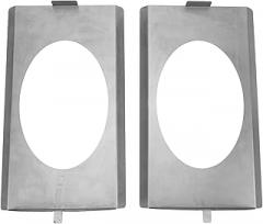 2pcs Left Right Behind Seat Speaker Brackets Replacement for Chevy C10 1973-1987 Squarebody, 6x9 Inch Car Speaker Mounting Brackets with Cab Corner Fit, Steel Rustproof Design