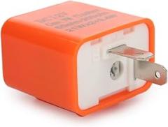 Bacar 12V 42W Flasher Adjustable Relay Indicator Turn Signal 2 Pin Electronic Orange Motorbike for HONDA for Suzuki for Yamaha Uiversal