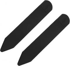 2pcs Smooth Elastic Fabric Touch Screen Pen Holders Durable Protective Cover for Electronic Pens Black Office Home Use