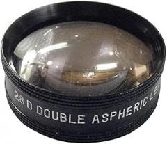 Double Aspheric Lens with Case, 28D, for Ophthalmology and Optometry