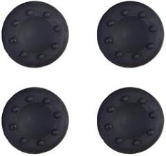 4 x Silicone Analog Joystick Thumbstcks Thumb Stick Grips Caps Cover for PS4 PS3 Xbox One Xbox 360 PS2 Controllers (Black)