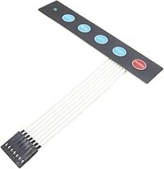 LED 1x5 Matrix Array 5 Key Membrane Switch Keypad Keyboard Menu Auto DIY Electronics New 2025 for Arrival High for Quality