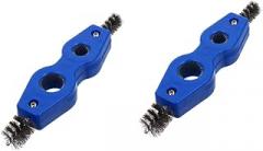 2pcs Battery Terminal Cleaning Brush Dual-Headed Design for Removal Suitable for Car and Truck Maintenance Versatile Brush for Electronics and Parts Cleaning