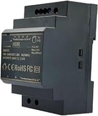 Rail-Type HDR-60W Switching Power Supply Input 220V to 12V24V DC Industrial Ladder Type snap-in Installation(HDR-60-24)