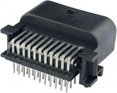 33 Pin 0.6mm Auto ECU Low Current PCB Plug Wire Harness Car Electronic Connector Fit for Yaha Motorcycle 1554461-1 1554458-2 (Color : 33Pin Male, Size : 1 Pc)