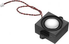 PATIKIL 3 Watt 4 Ohm Mini Speaker, 1PCS Full-Range Mobile Portable Advertising Machine Micro Loudspeaker Connector for Small Electronic Projects, Black Silver