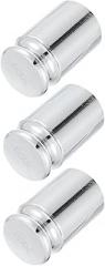 3pcs Chrome Plated Calibration Weights Precision Balance Weights for Labs School Teaching Electronic Scale Calibration