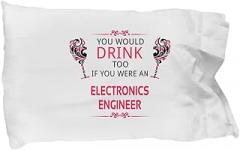 Amorfos Electronics Engineer Pillowcase - Funny Gift for Electronics Engineer, Electronics Engineer Creative and Soft Pillow Case, Graduation Gift