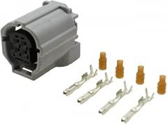 1-20 Sets 4 Pin Electronic Power Steering Machine Automotive Connector 6189-1231/90980-12495 (Color : Gray, Size : 1Set)