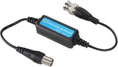 Keenso Video Balun Coaxial BNC Male to Female with Builtin TVS for Home Surveillance Accessory and Security Camera