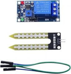 1pcs/Lot Dc 5V 12V Soil Moisture Sensor Relay Control Module Automatic Watering of The Humidity Starting Switch New 2025 for Arrival High Reliable Electronic Component, Precision, Stable Performance