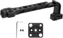 Stabilizer Handle Grip Mount 20.0×10.0×3.0 Mount Extenstion 360 Degree Rotation Cold Shoe Plate Extension Bracket with 4 and 3 Inch Screw Hole for Ronin Rs 3 Aluminum