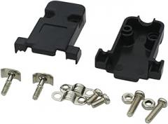 DB9 Serial Adaptier C0innector Plug D Type RS232 COM 9 Pin Hole Port Socket Female & Male Screw Installation + Shell DP9 New 2026 High for Reliable Electronic Component, Precision, Stable Performance