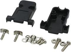 DB9 Serial Adaptier C0innector Plug D Type RS232 COM 9 Pin Hole Port Socket Female & Male Screw Installation + Shell DP9 New 2026 High for Reliable Electronic Component, Precision, Stable Performance