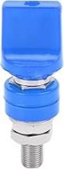 Post Terminal, Binding Post Terminal Connector M10 Thread 100A for 4mm Binding Post Banana Plug Jack Socket, Electronics Cable Connectors (Blue)
