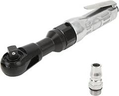 Air Ratchet Wrench 1/2in 61 Nm Torsion 260 mm Length Pneumatic Spanner Reversible Compressor Tool Adapter Ideal Automotive Repair Heavy Duty Durable