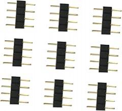 Veemoon 50PCS RGB LED Light Strip Pin Header Connectors Pin Male Female Solder Kit for Electronic DIY Circuit Board Electrical Appliance Projects Colorful Header Strip