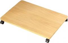 Under Desk Printer Stand, Multipurpose Organizer Shelf, Mobile Printer and Appliance Stand for Home and Office, Density Board, Rolling Storage Solution, Organizer for Washing Machine Plant or Suitcase