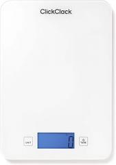 ClickClack Electronic Scale, 5.1kg, White
