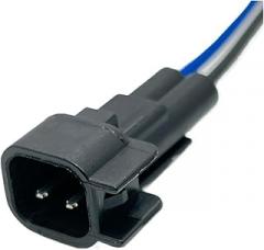 Ruiting Store 2 Pin Auto Fuel Injector Nozzle Plug Electronic Connector Wire Harness Methanol Fit Compatible F;R/D C/H/EL EV1 To EV6 DJ7023C-1.5-21 ( Color : 2P Male , Size : 1 Pc with 15cm 18AWG )