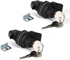 2Pcs Push Button Latch Locks for Boat Tool Box Electronic Glove Box Replacement