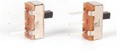 40Pcs 3Pin PCB Panel 2 Position SPDT 1P2T Mini Vertical Toggle Switches SS12D00G3 Slide Switch for DIY Electronic Accessories