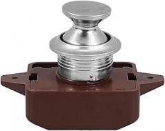 NUOBESTY Door Catch for Rv Cabinet Durable Push Button Latch Easy Installation Elegant Design for Internal Doors and Rv
