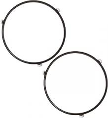 2 Pack Microwave Oven Turntable Rotating Roller Support Ring Compatible with LG Electronics Microwave Oven Works with Glass Turntable Tray